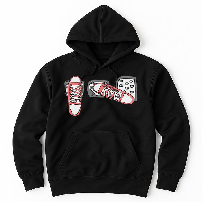 Save The Stick Funny Manual Transmission Three Pedals Car Hoodie
