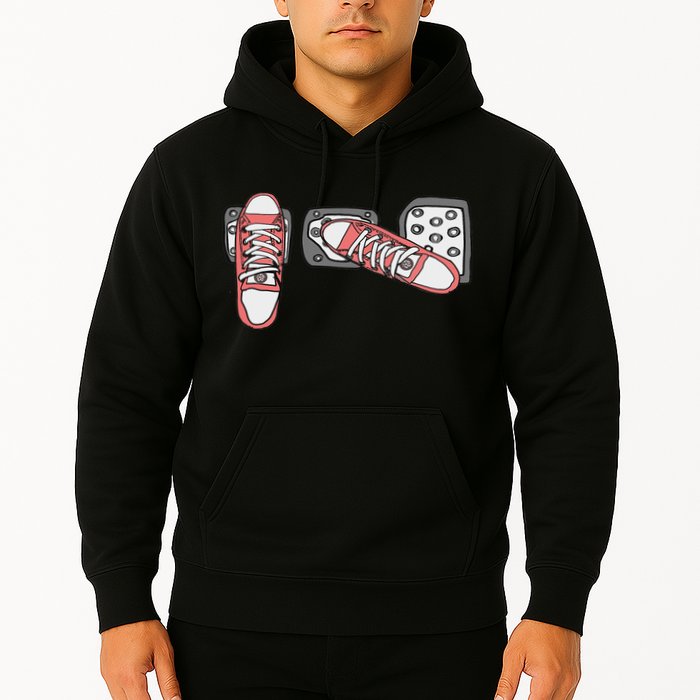 Save The Stick Funny Manual Transmission Three Pedals Car Hoodie