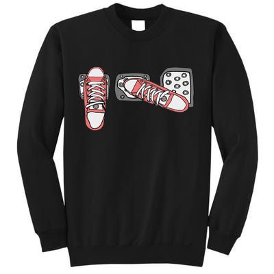 Save The Stick Funny Manual Transmission Three Pedals Car Sweatshirt