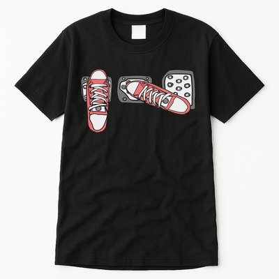 Save The Stick Funny Manual Transmission Three Pedals Car Tall T-Shirt