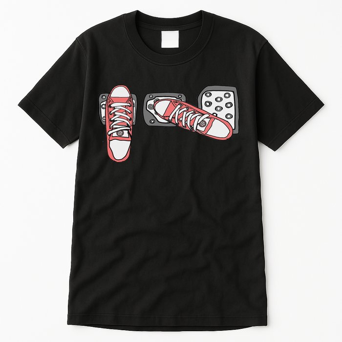 Save The Stick Funny Manual Transmission Three Pedals Car Tall T-Shirt