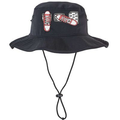 Save The Stick Funny Manual Transmission Three Pedals Car Bucket Hat