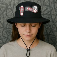 Save The Stick Funny Manual Transmission Three Pedals Car Bucket Hat