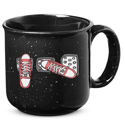 Save The Stick Funny Manual Transmission Three Pedals Car 15oz Campfire Ceramic Mug