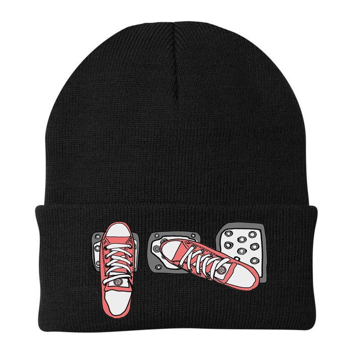 Save The Stick Funny Manual Transmission Three Pedals Car Beanie