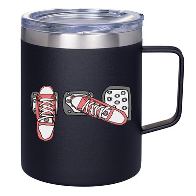 Save The Stick Funny Manual Transmission Three Pedals Car 12oz Stainless Steel Coffee Mug