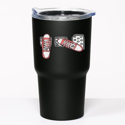 Save The Stick Funny Manual Transmission Three Pedals Car Tumbler