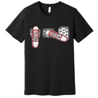 Save The Stick Funny Manual Transmission Three Pedals Car Premium T-Shirt