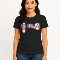 Save The Stick Funny Manual Transmission Three Pedals Car Womens T-Shirt