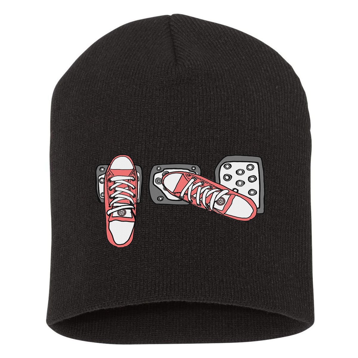 Save The Stick Funny Manual Transmission Three Pedals Car Short Acrylic Beanie