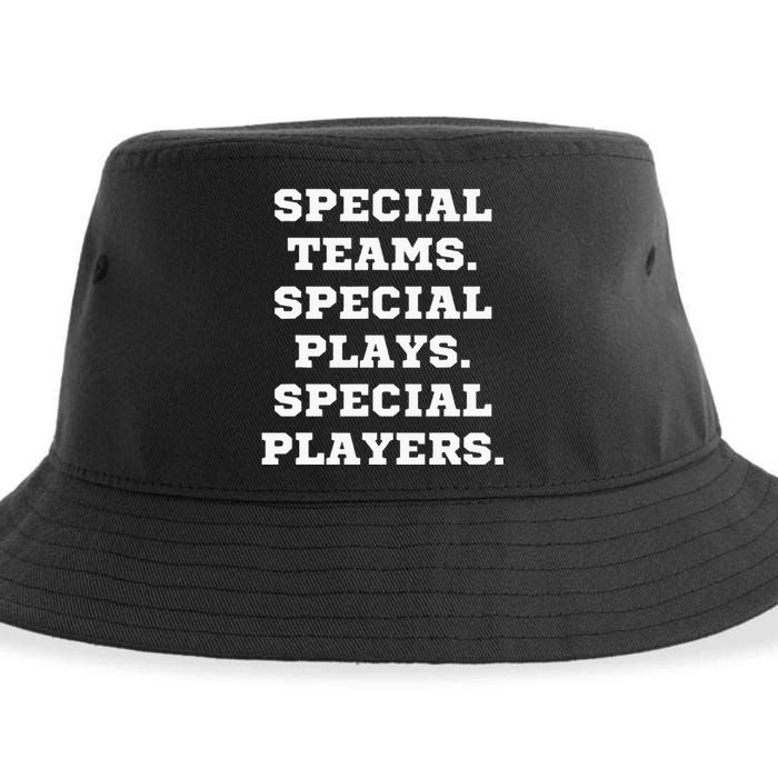 Special Teams Special Plays Special Players Sustainable Bucket Hat