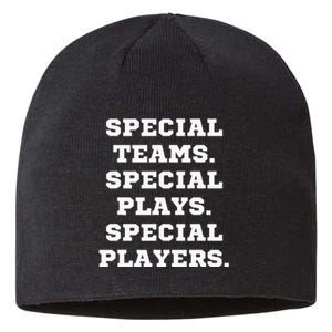 Special Teams Special Plays Special Players Sustainable Beanie