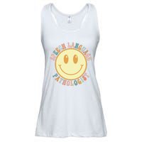 Speech Therapy Speech Language Pathologist Therapist Retro Ladies Essential Flowy Tank