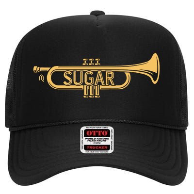 Sugar Trumpet High Crown Mesh Back Trucker Hat