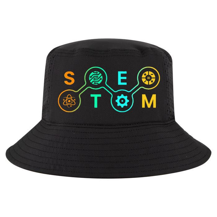 Stem Teacher Science Technology Engineering Math Cool Comfort Performance Bucket Hat