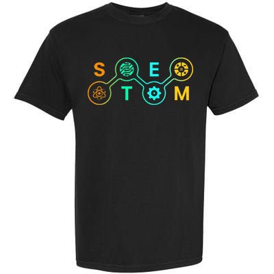 Stem Teacher Science Technology Engineering Math Garment-Dyed Heavyweight T-Shirt