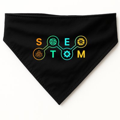 Stem Teacher Science Technology Engineering Math USA-Made Doggie Bandana