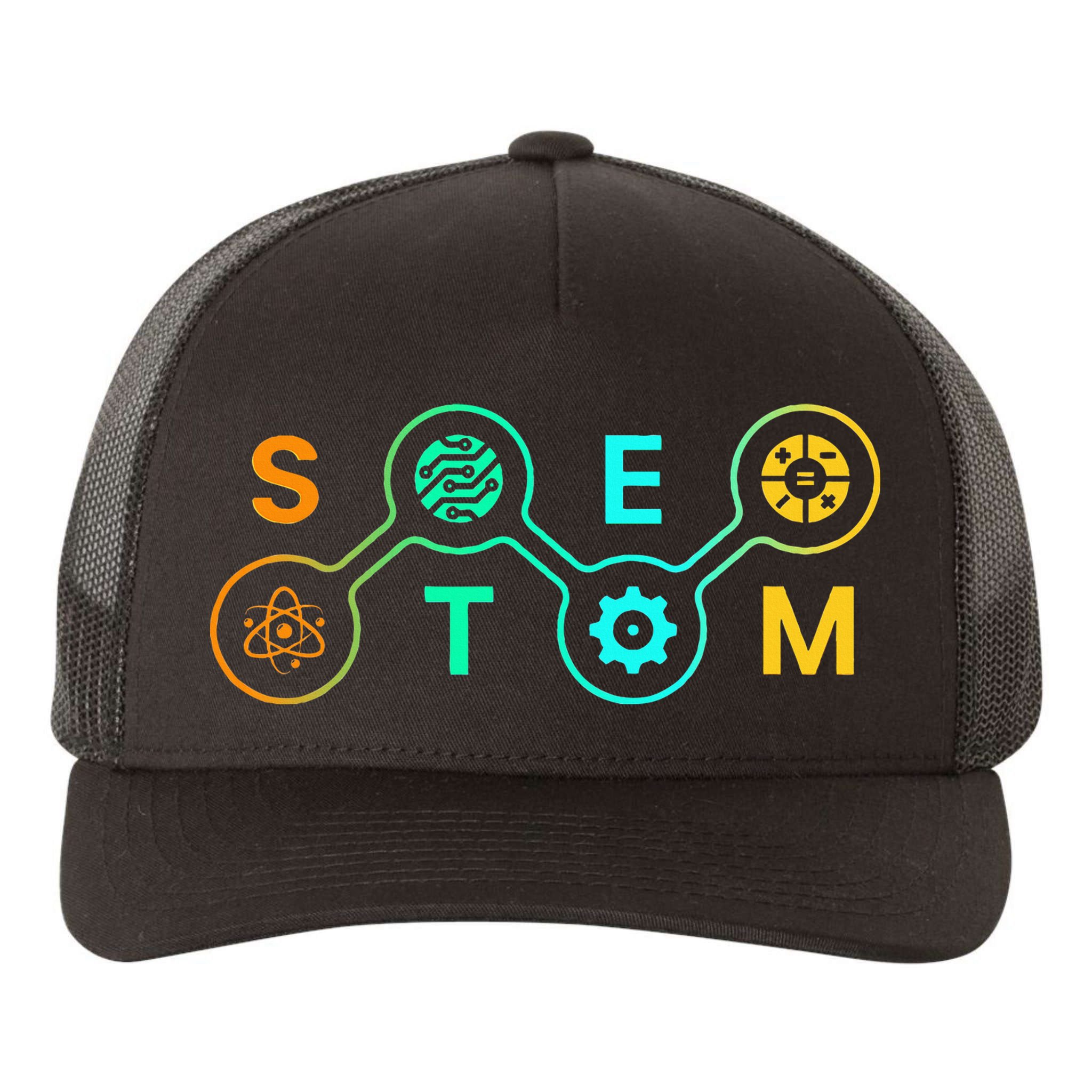 Stem Teacher Science Technology Engineering Math Yupoong Adult 5-Panel Trucker Hat