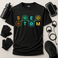Stem Teacher Science Technology Engineering Math Performance Shirt