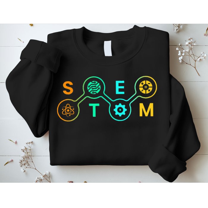 Stem Teacher Science Technology Engineering Math Sweatshirt