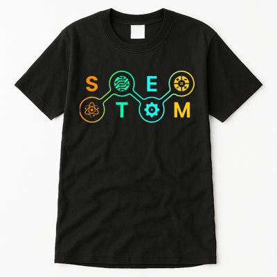 Stem Teacher Science Technology Engineering Math Tall T-Shirt