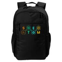 Stem Teacher Science Technology Engineering Math Daily Commute Backpack