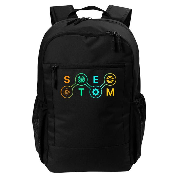 Stem Teacher Science Technology Engineering Math Daily Commute Backpack