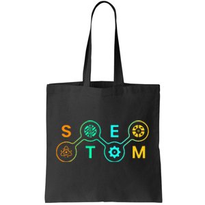 Stem Teacher Science Technology Engineering Math Tote Bag