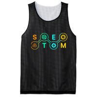 Stem Teacher Science Technology Engineering Math Mesh Reversible Basketball Jersey Tank