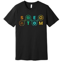 Stem Teacher Science Technology Engineering Math Premium T-Shirt