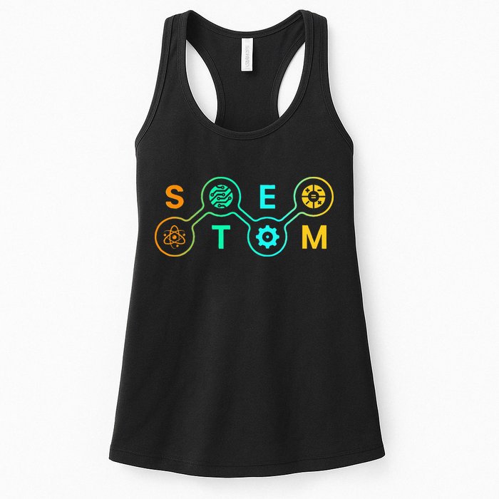 Stem Teacher Science Technology Engineering Math Womens Tank Top