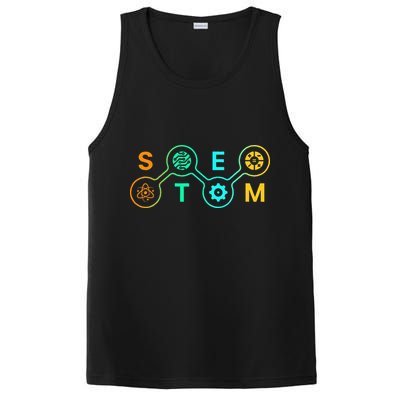 Stem Teacher Science Technology Engineering Math PosiCharge Competitor Tank