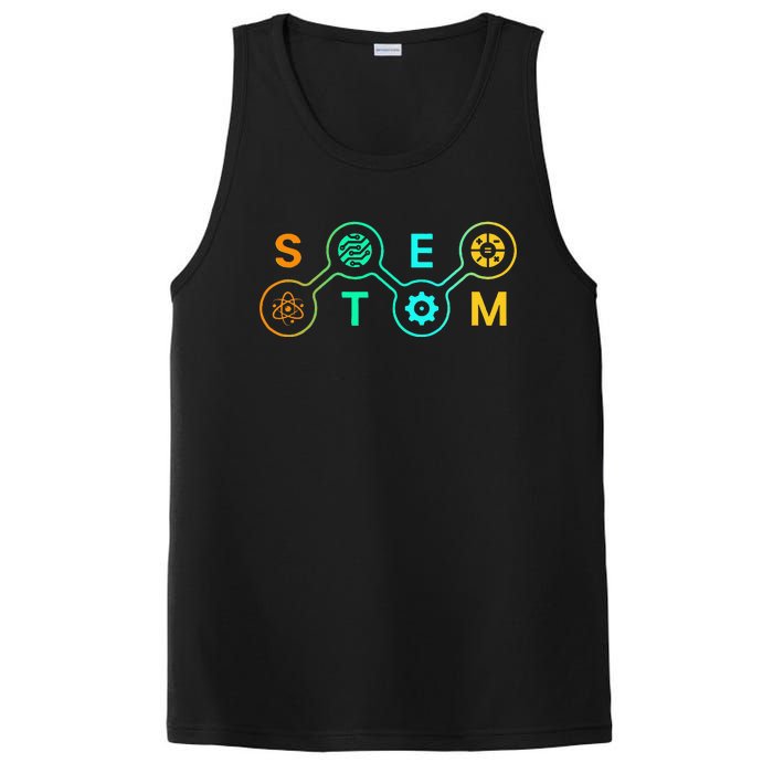 Stem Teacher Science Technology Engineering Math PosiCharge Competitor Tank