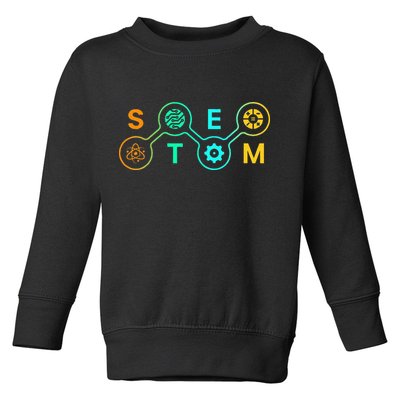 Stem Teacher Science Technology Engineering Math Toddler Sweatshirt