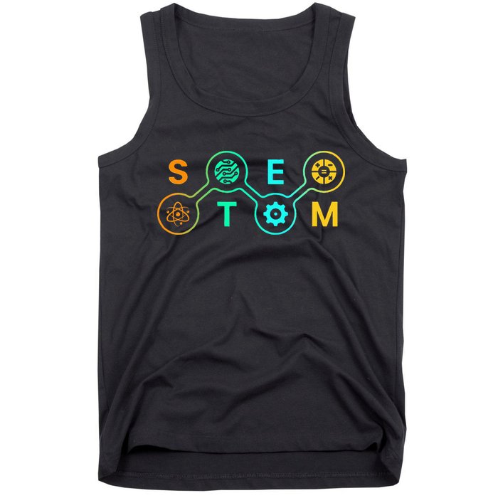 Stem Teacher Science Technology Engineering Math Tank Top