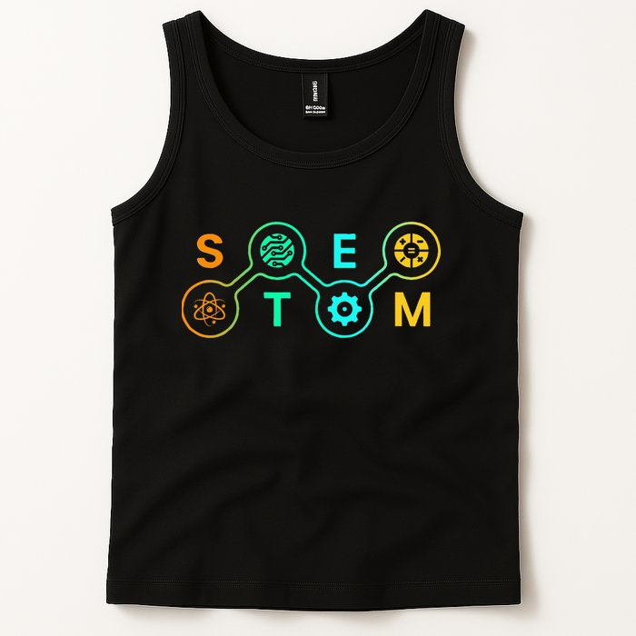 Stem Teacher Science Technology Engineering Math Tank Top