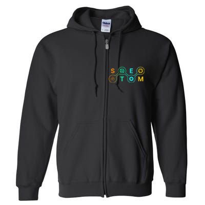 Stem Teacher Science Technology Engineering Math Full Zip Hoodie