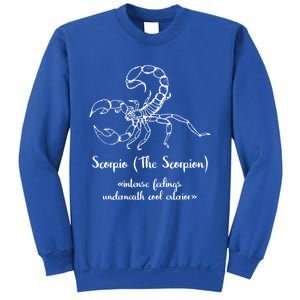 Scorpio The Scorpion Astrology Zodiac Sign Funny Facts Gift Sweatshirt