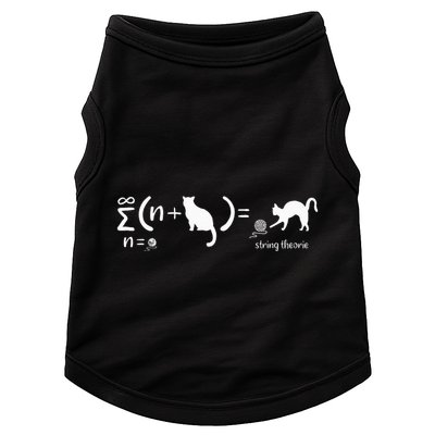 String Theory Science Nerd Physics Cat Doggie Tank