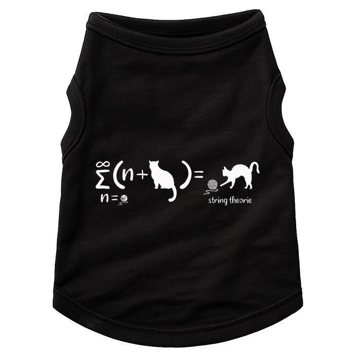 String Theory Science Nerd Physics Cat Doggie Tank