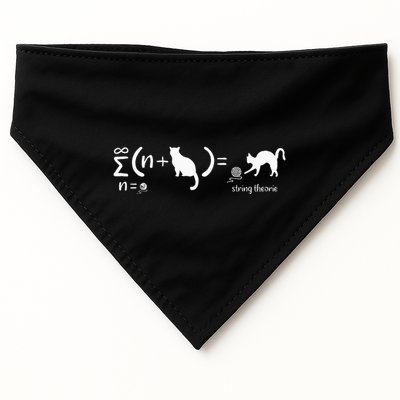 String Theory Science Nerd Physics Cat USA-Made Doggie Bandana