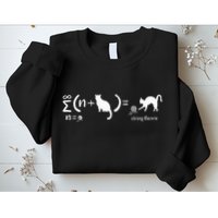 String Theory Science Nerd Physics Cat Sweatshirt