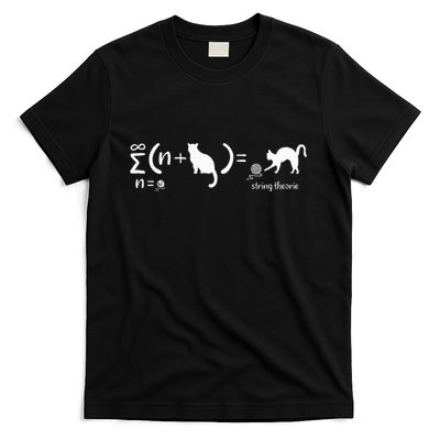 String Theory Science Nerd Physics Cat T-Shirt