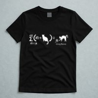 String Theory Science Nerd Physics Cat T-Shirt