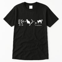 String Theory Science Nerd Physics Cat Tall T-Shirt