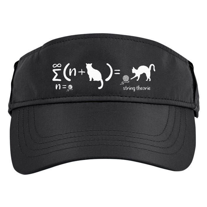 String Theory Science Nerd Physics Cat Adult Drive Performance Visor