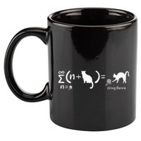 String Theory Science Nerd Physics Cat 11oz C Handle Ceramic Mug