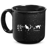String Theory Science Nerd Physics Cat 15oz Campfire Ceramic Mug