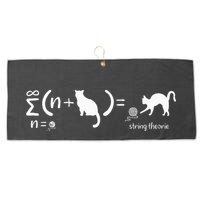String Theory Science Nerd Physics Cat Large Microfiber Waffle Golf Towel