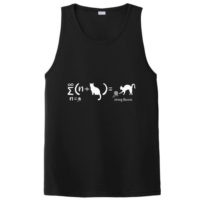 String Theory Science Nerd Physics Cat PosiCharge Competitor Tank